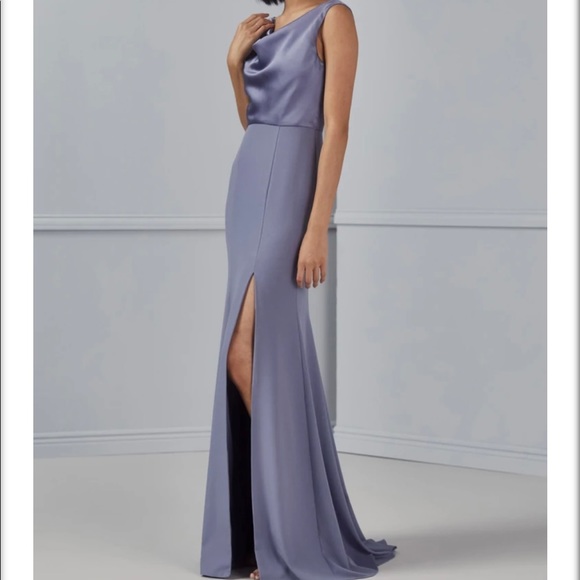 Amsale Meryl Dress in Ivory - Picture 4 of 6